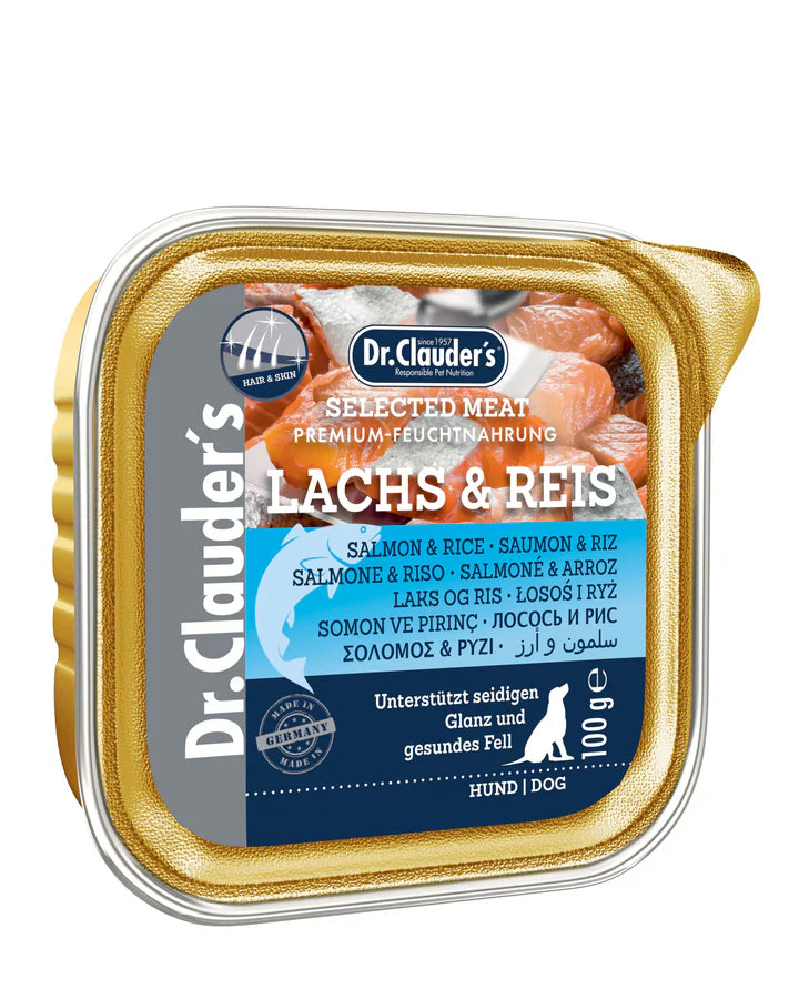 Dr.Clauder's Selected Meat: Salmon & Rice (100g)
