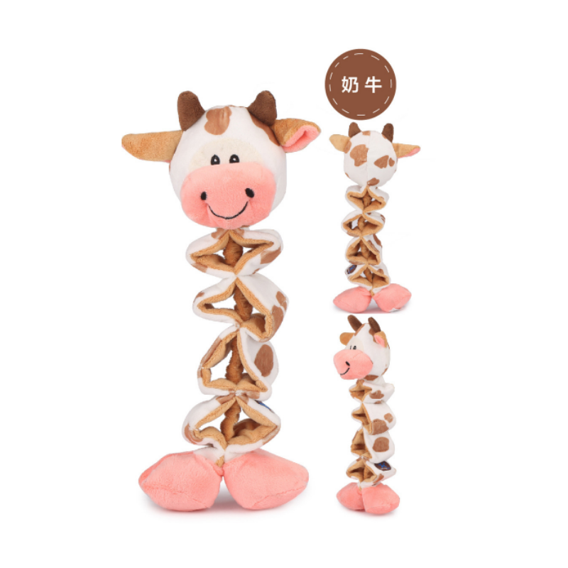 Charming Pet Link Tuff Dog Plushie Toys: Z Series (Cattle)