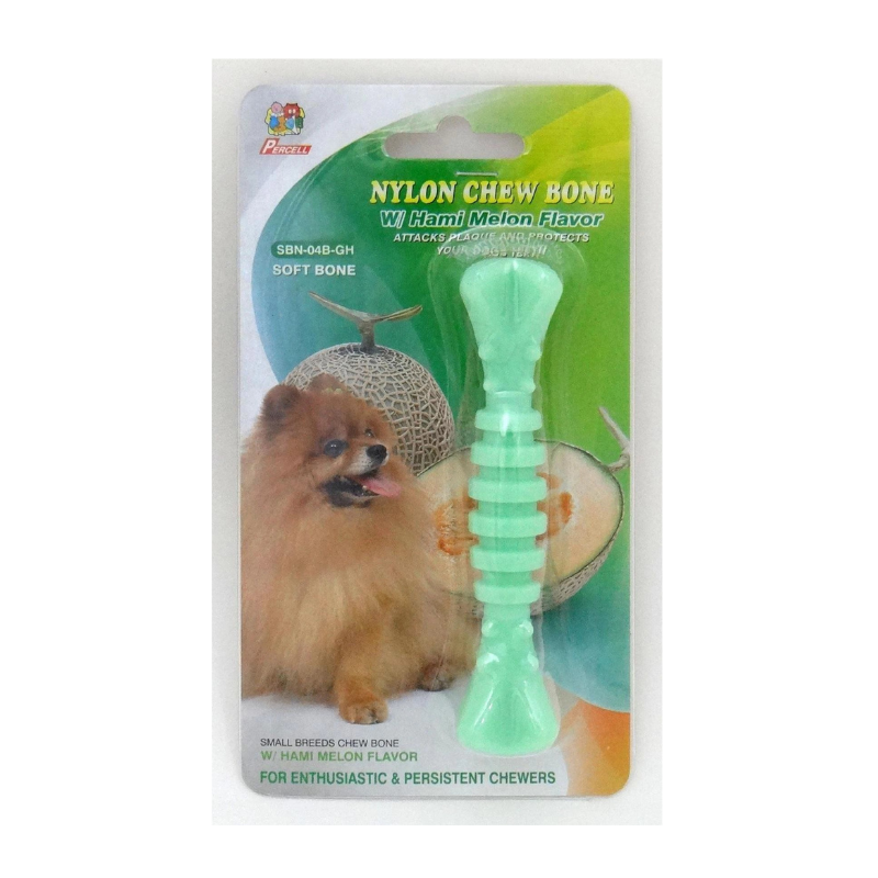 Percell Nylon Chew Bone with Honeydew Flavor