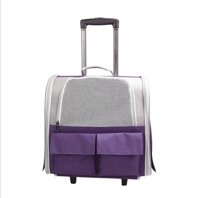 Trendy Pet Rolling Backpack