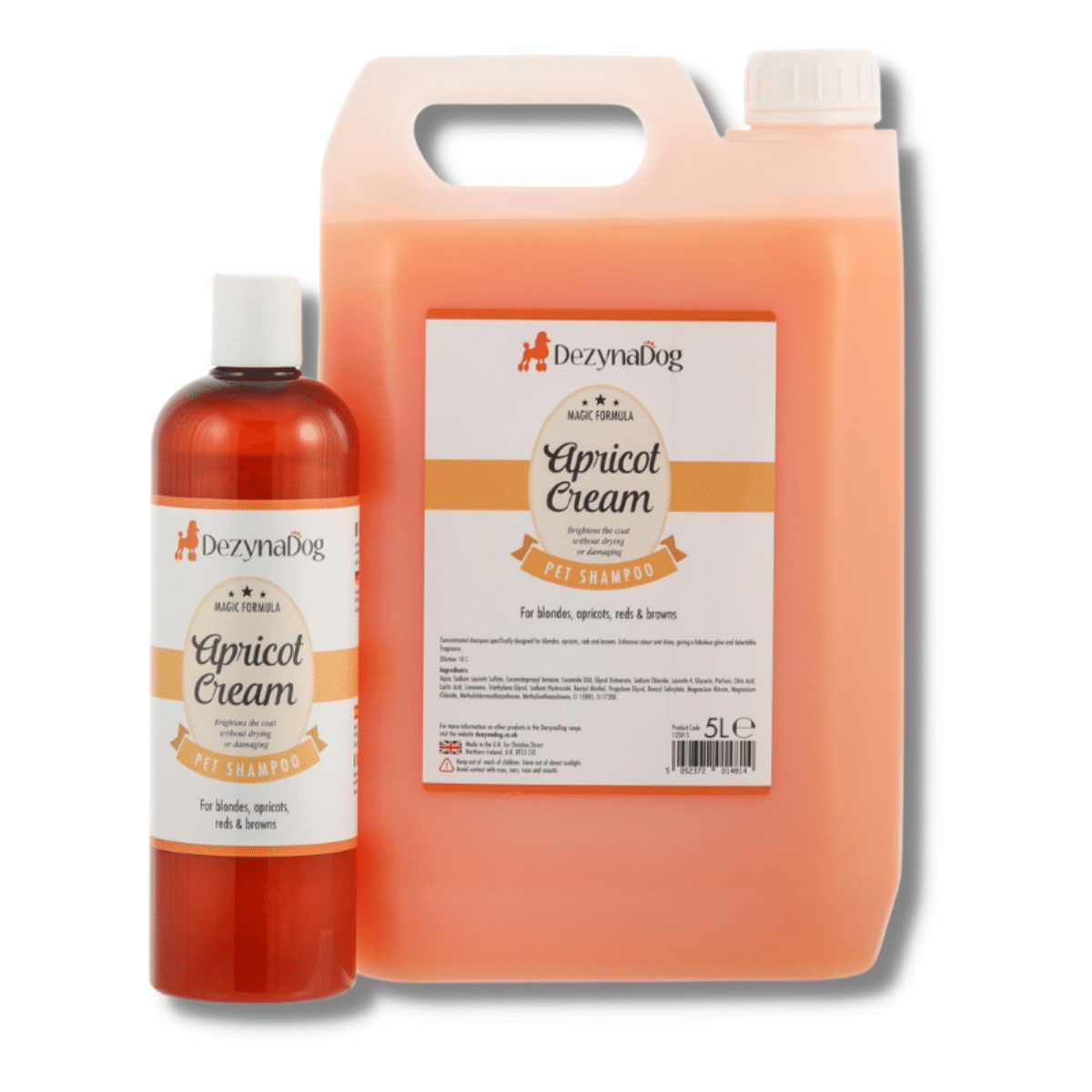 DezynaDog Shampoo: Apricot Cream