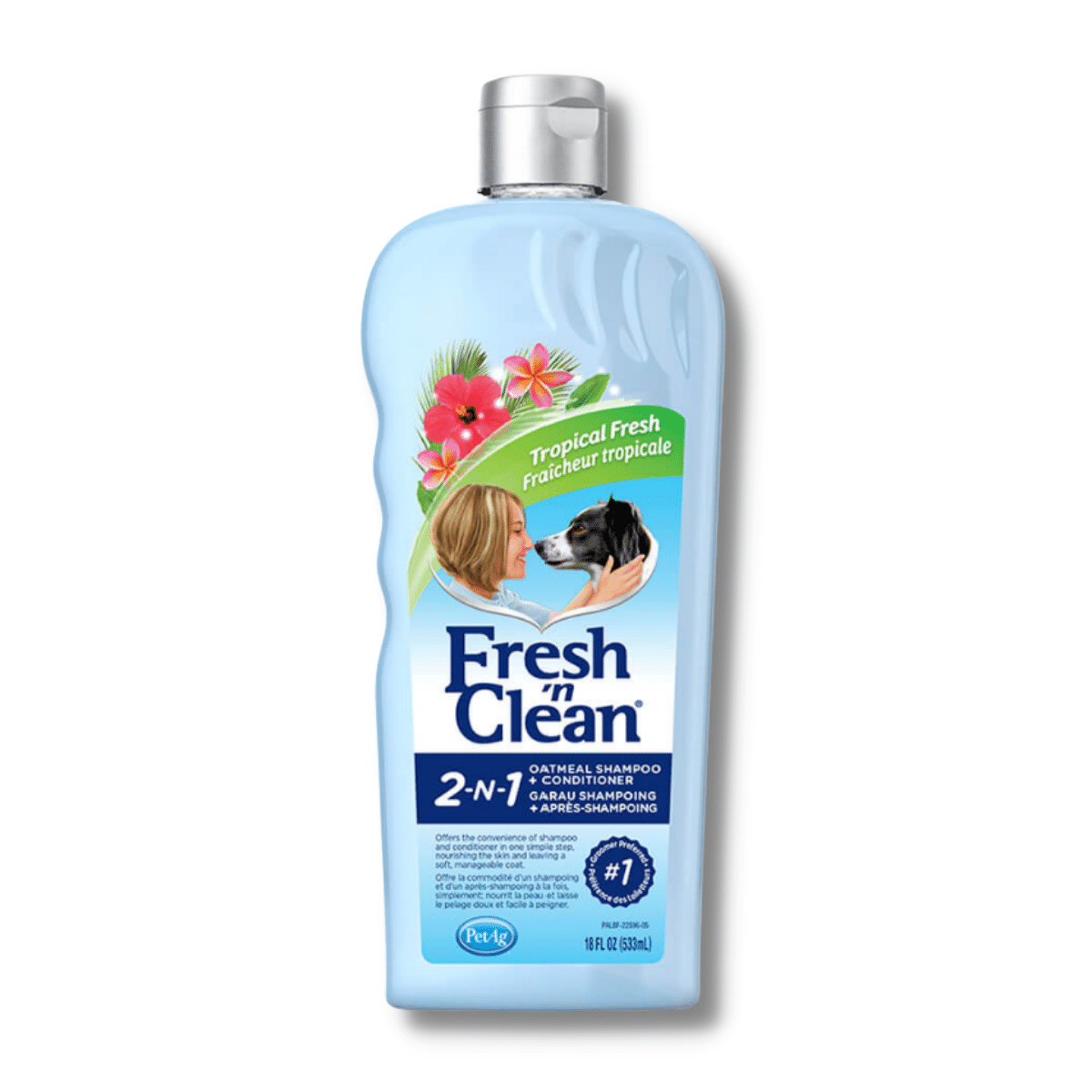 Lambert Kay Fresh 'n Clean 2-N-1 Oatmeal Shampoo & Conditioner: Tropical Fresh (533mL)