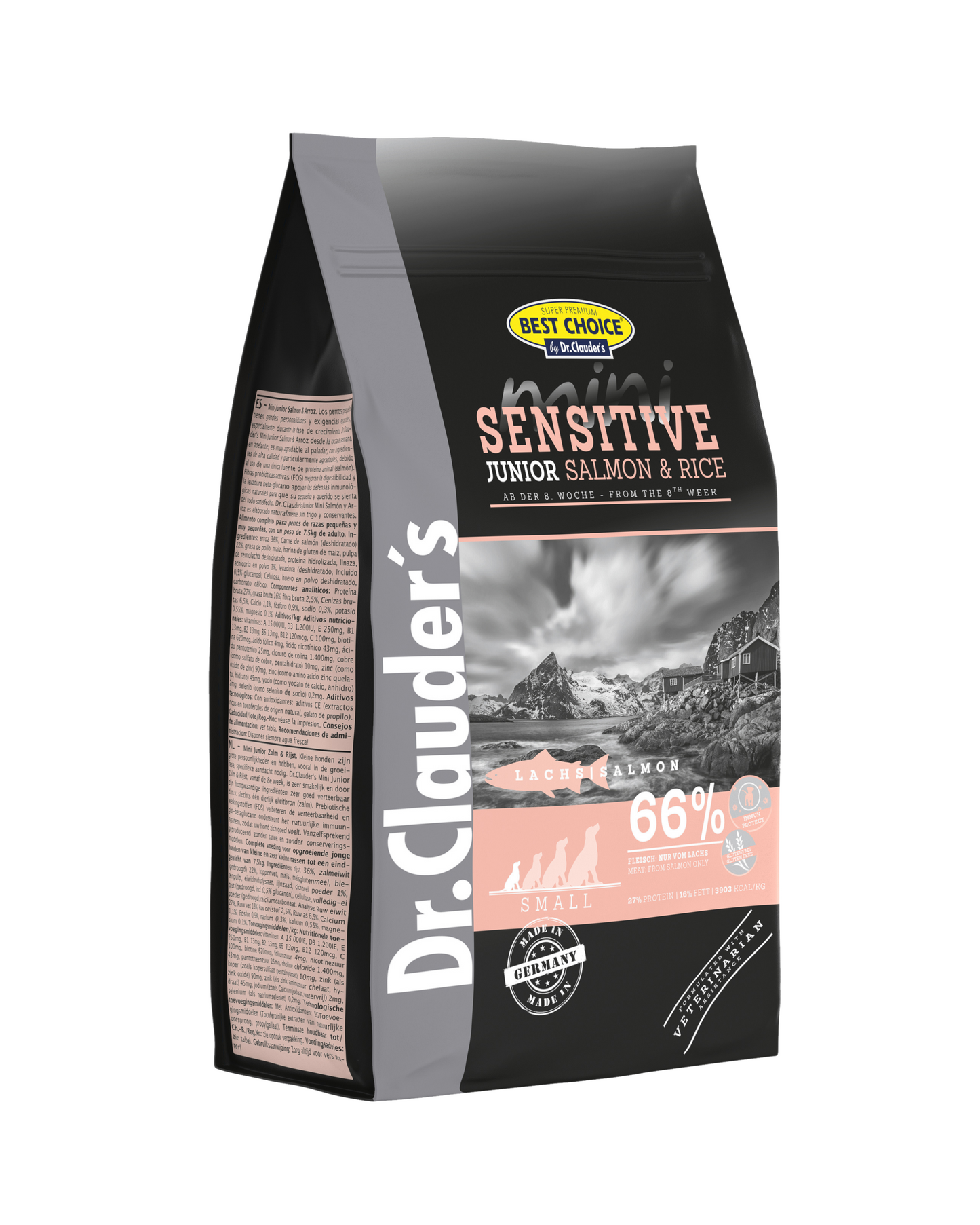 Dr.Clauder's Sensitive: Mini Junior Salmon & Rice