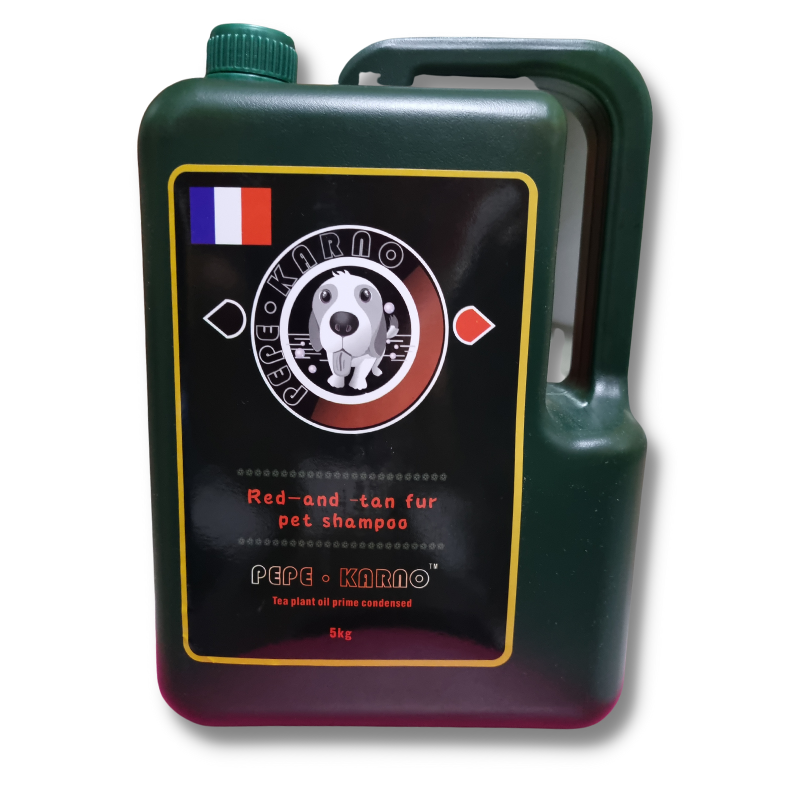 Pepe Karno: Red and Tan Fur Shampoo