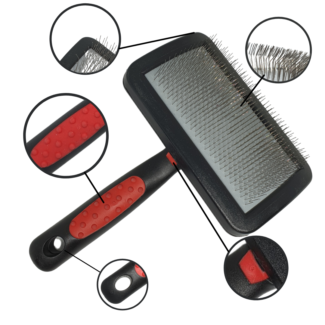 Slicker Brush without Protective Beads/Tips (Medium
