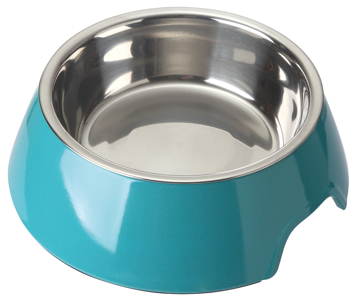 Detachable Stainless Steel Bowl with Plastic Base