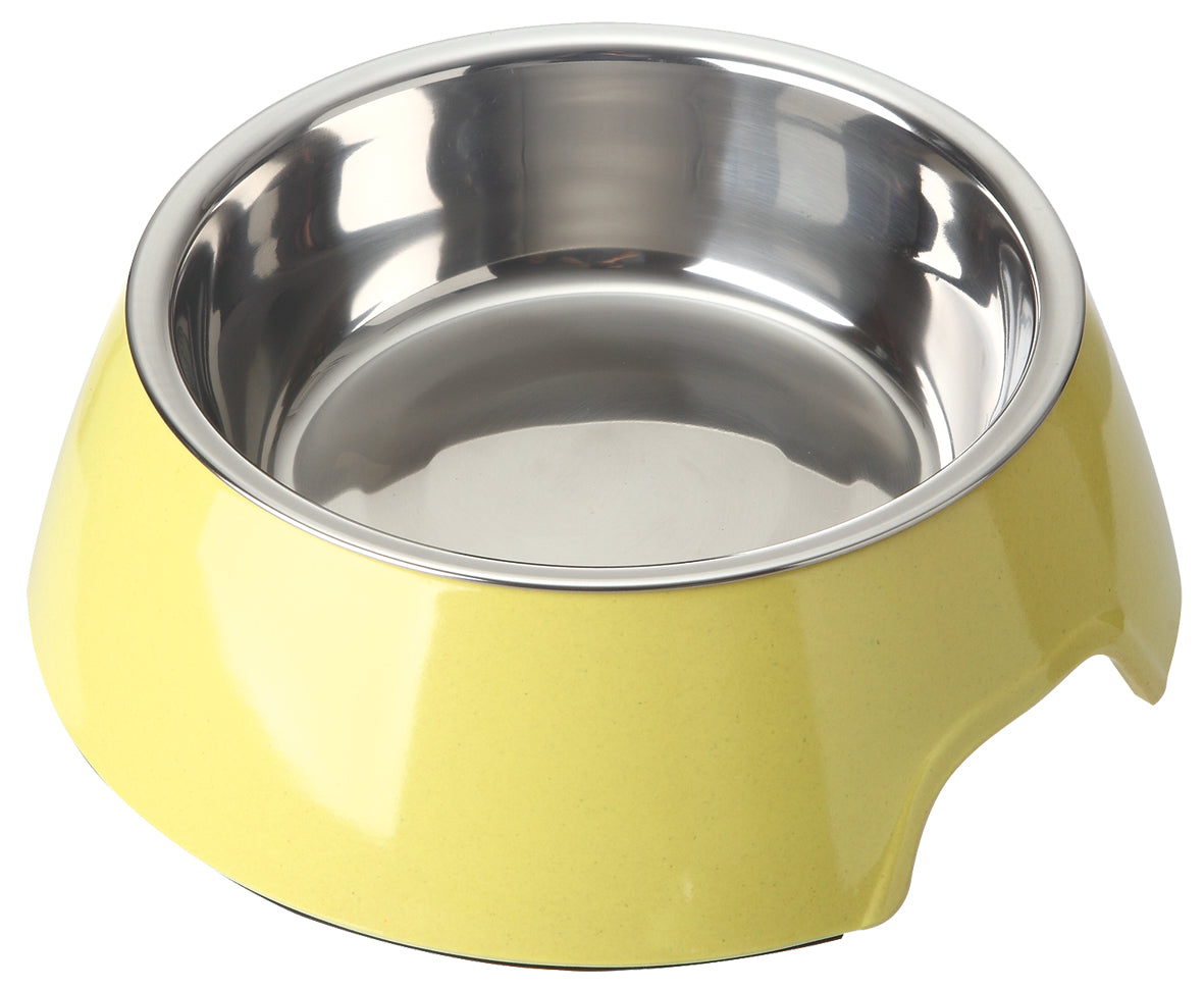 Detachable Stainless Steel Bowl with Plastic Base