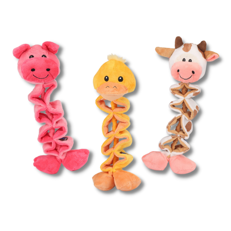 Charming Pet Link Tuff Dog Plushie Toys: Z Series (Cattle)