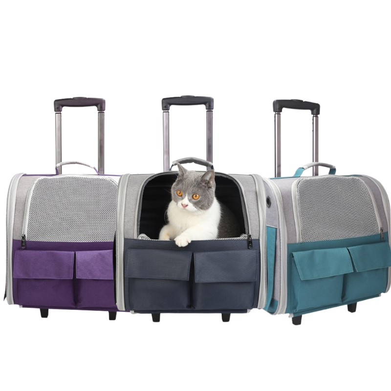 Trendy Pet Rolling Backpack