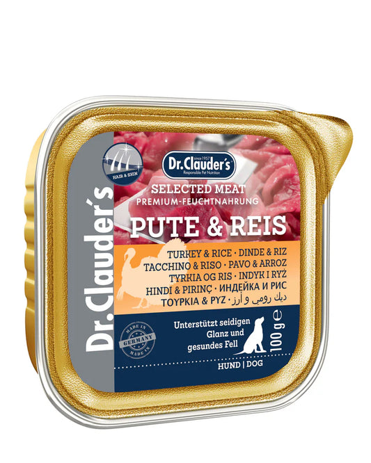 Dr.Clauder's Selected Meat: Turkey & Rice (100g)