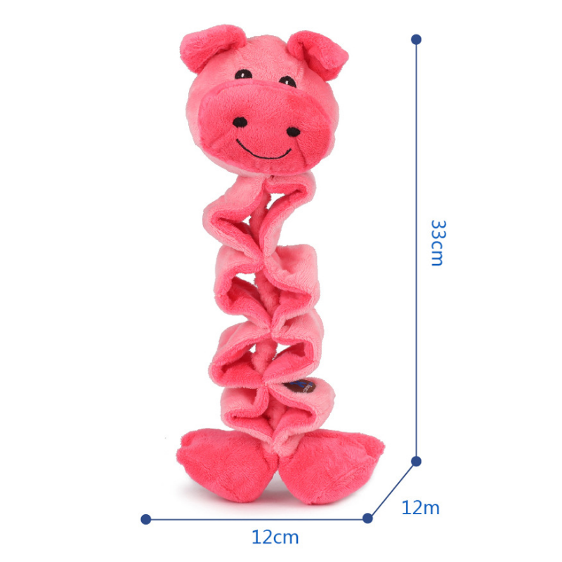 Charming Pet Link Tuff Dog Plushie Toys: Z Series (Pig)
