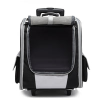 Load image into Gallery viewer, Pet Rolling Travel Backpack with Mesh
