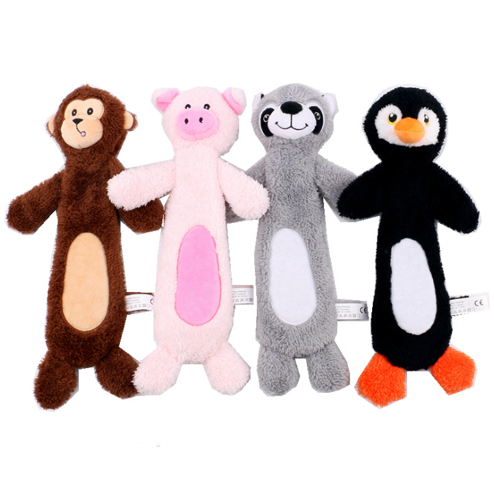 Charming Pet Long Squeaky Toys: Monkey