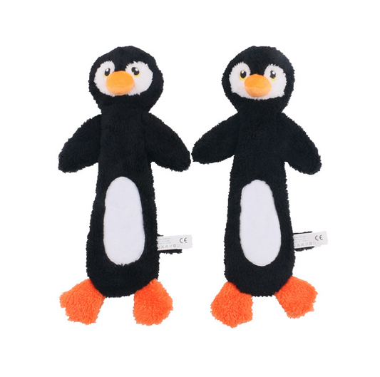 Charming Pet Long Squeaky Toys: Penguin
