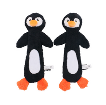 Load image into Gallery viewer, Charming Pet Long Squeaky Toys: Penguin

