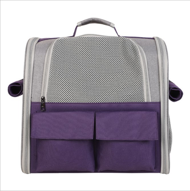 Trendy Pet Backpack with Mesh
