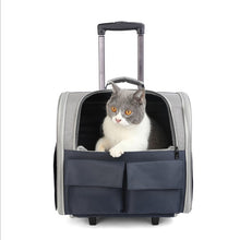 Load image into Gallery viewer, Trendy Pet Rolling Backpack
