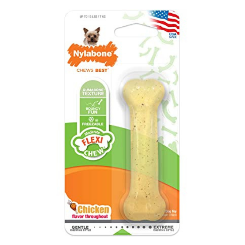Nylabone Moderate Flexi Chew Chicken Flavor
