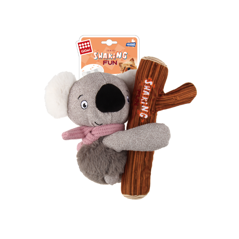 GiGwi Shaking Fun Plush Toy Koala with Squeaker