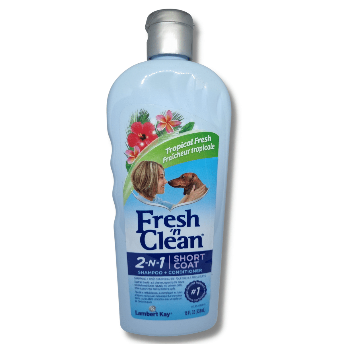 Lambert Kay Fresh 'n Clean 2-N-1 Short Coat Shampoo + Conditioner: Tropical Fresh (533mL)