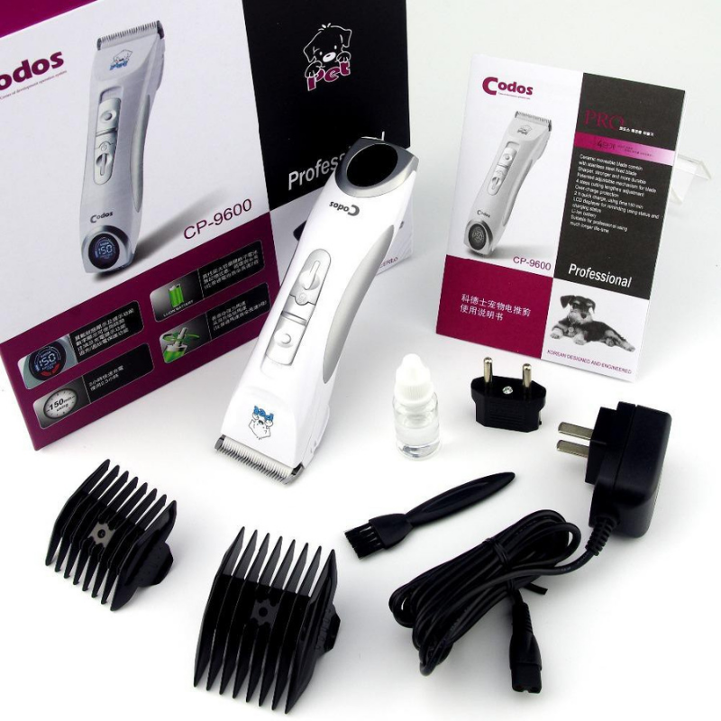 Codos Professional Cordless Pet Hair Clipper Set Type CP-9600