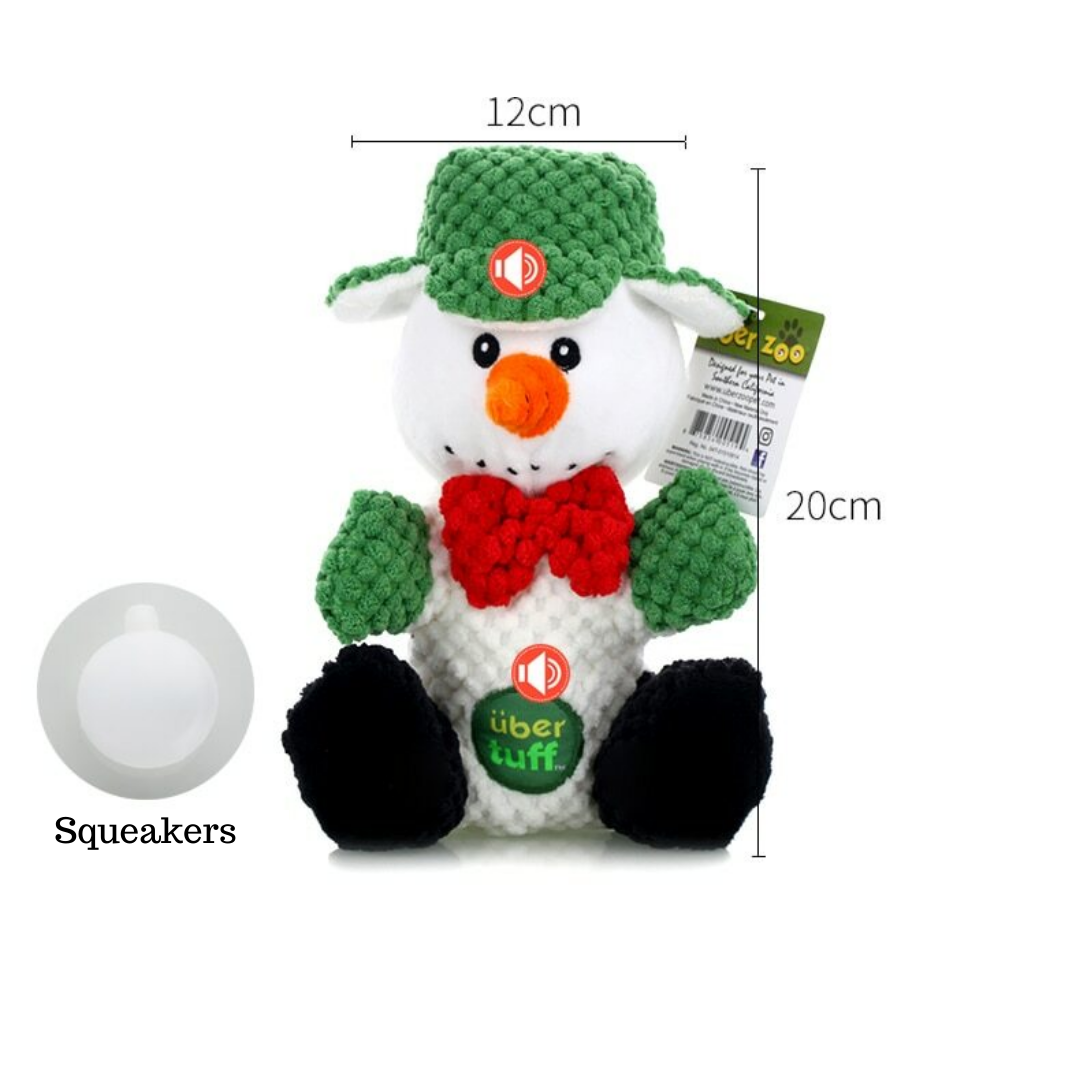 Uber tuff top reindeer dog toy