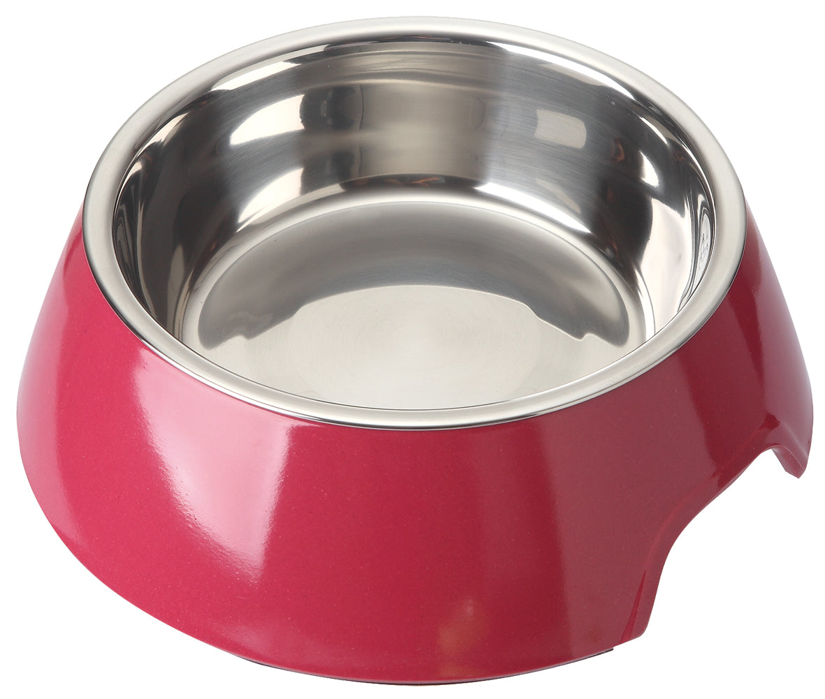 Detachable Stainless Steel Bowl with Plastic Base