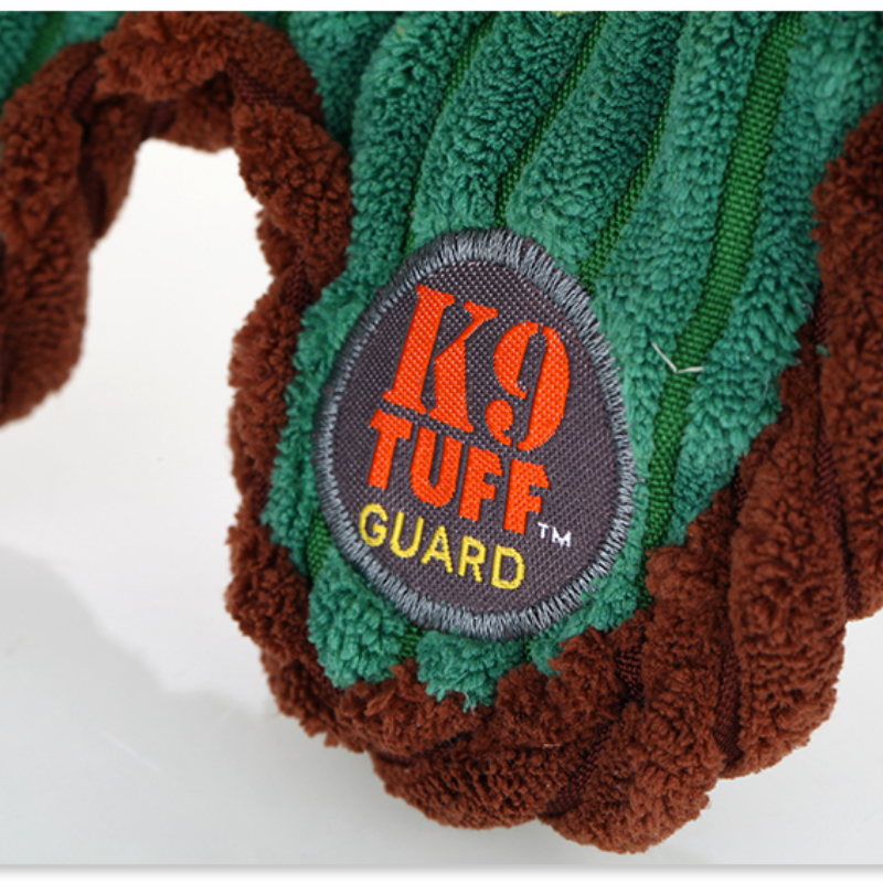 Cuddle Tugs Plush Dog Toys with K9 Tuff Guard Series: Gator